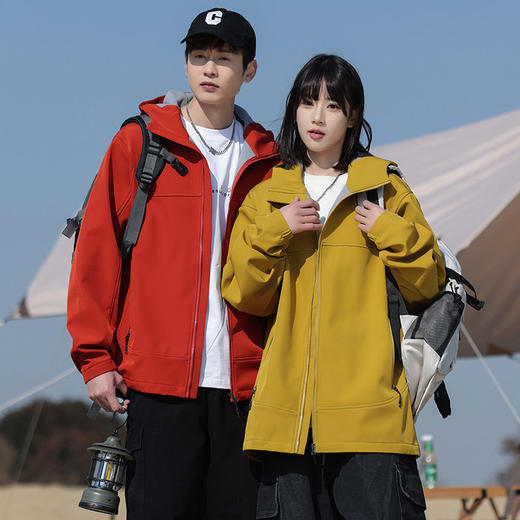 【专属】鸟家同款面料【诗班雅 软壳机能冲锋夹克】防风、抗寒保暖、防刮轻便、不挑年龄、不挑场合、男女同款、单穿/内搭都可！ 商品图6