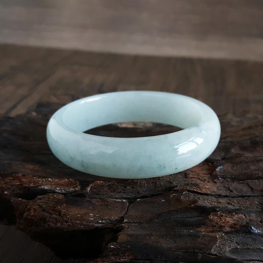 【天然正品】A货翡翠天然细腻糯种54.5号贵妃翡翠手镯54.5号（皆取最大值）女士220325AH26 商品图4