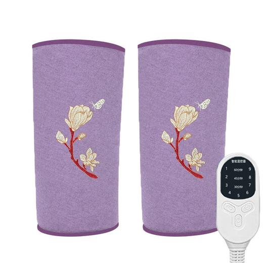 专为腿部设计！【电加热艾绒护膝宝】送父母 送自己 ！ 陈年艾绒 腿部热敷 外层亚麻面料 内里艾绒填充  9档智能温控模式  穿脱方便 远离老寒腿！ 商品图3