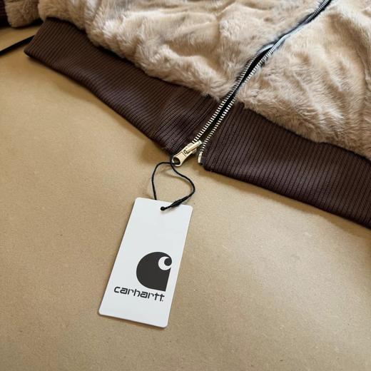 D111944复古仿貂毛双面穿座山雕插肩连帽棉衣 商品图12