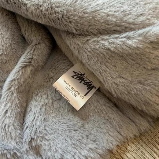 D111943早冬复古大理石纹座山雕连帽棉服 商品图12