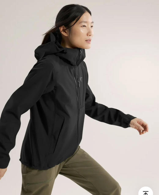 原单鸟家GAMMA HEAVYWEIGHT系列加绒女士连帽软壳夹克111901 商品图6