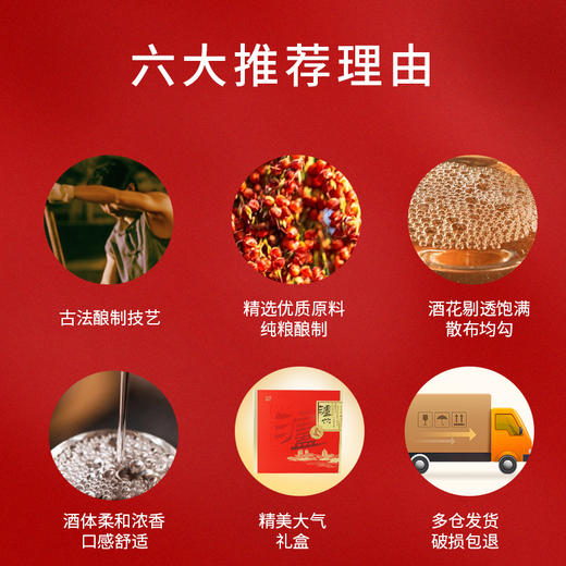 【酒厂直营】52度泸州酒醉满意（500ml*2）*3盒   泸州老窖官方旗舰店 商品图7