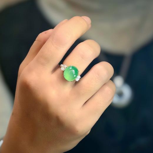 “泓”18k翡翠戒指 商品图2