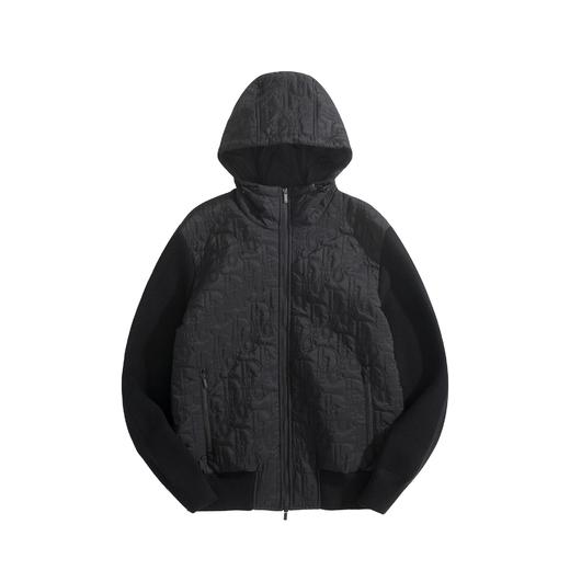 男款刺绣针织拼接棉服he010 商品图0