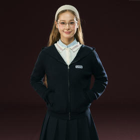 Ariseism 美式复古设计感针织开衫毛衣女秋冬新款上衣