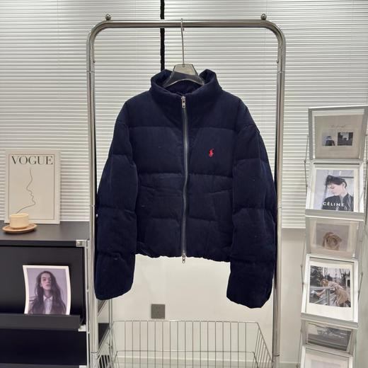 D111958复古时髦灯芯绒保暖立领舒适面包羽绒服 商品图13