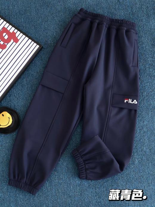 D111911防水梭织加绒耐磨耐造弹力舒适儿童加绒裤 商品图10