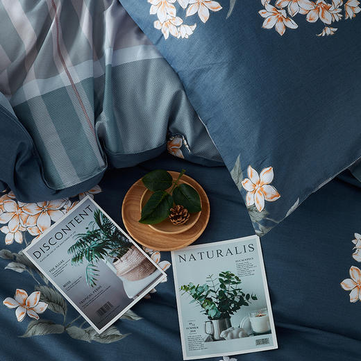 梦洁 纯棉印花四件套 梦-沐色 商品图2