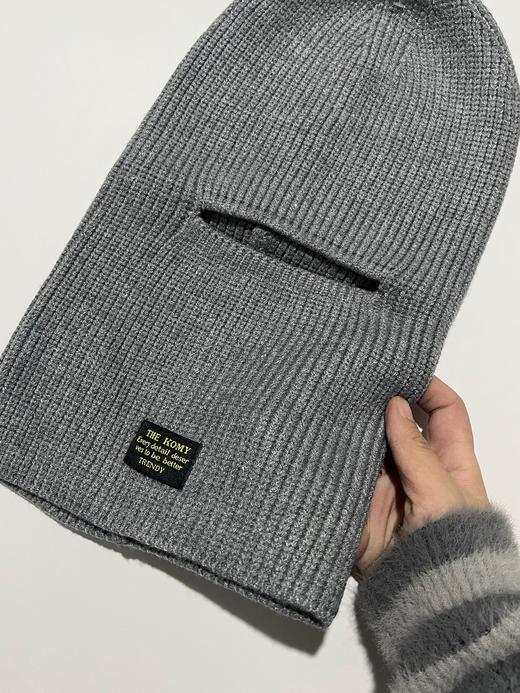 🔥降温防风必备‼️秒变爱豆🥰陈伟霆既视感❗🔥29.9💰2色可选一帽多戴❗男女同款叠戴头盔【蝶时舞正版韩系巴拉克拉法帽&面罩一体】 商品图6