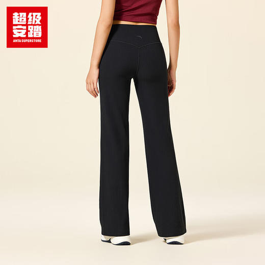 超级安踏微喇紧身裤女士秋季加高腰头紧身弹力舞蹈瑜伽运动裤子162535301U 商品图1