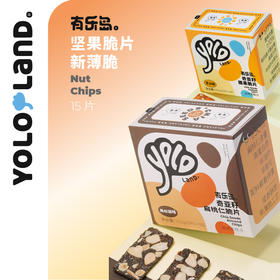 有乐岛 /  坚果脆片 健康酥脆小饼干 一口嘎嘣脆 【15片/盒】