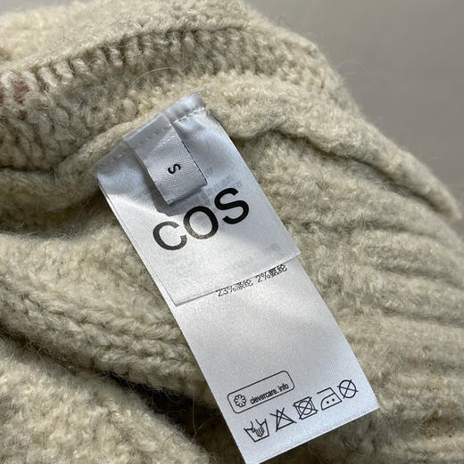 Cos女士羊毛绞花针织毛衣111902 商品图11