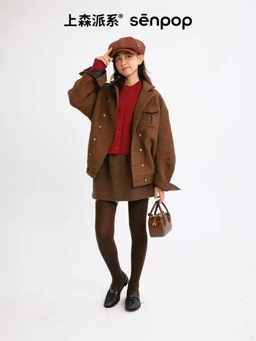 4楼Eubelle欧蓓 上森派系2025新款贝雷帽时尚 小八角帽 百搭 活动价：289.9元 商品图3