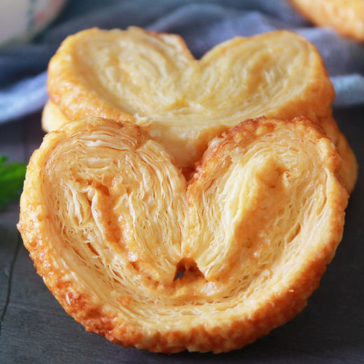 【道滘佳佳美】 手工蝴蝶酥138g/盒千层酥曲奇饼干休闲办公室早餐零食 商品图2