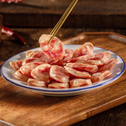 金字金华土香肠礼盒1kg传统粗根纯猪肉土香肠咸甜糖酒味腊肠年货 商品图3