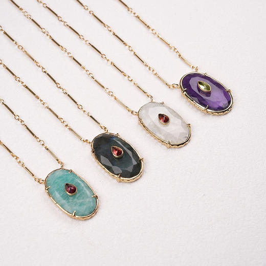 北京仓｜ROOM SERVICE-CHEEMA-亚马逊石 吊坠 项链［法国设计师］ 商品图5