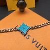 D111980可调节链条串起缤纷Monogram花卉项链 商品缩略图6