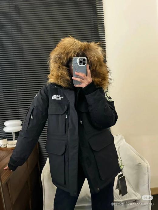 D111960光电子机能四口袋极地工装毛领羽绒服 商品图7