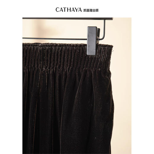 凯喜雅 丝绒直筒裤 商品图2