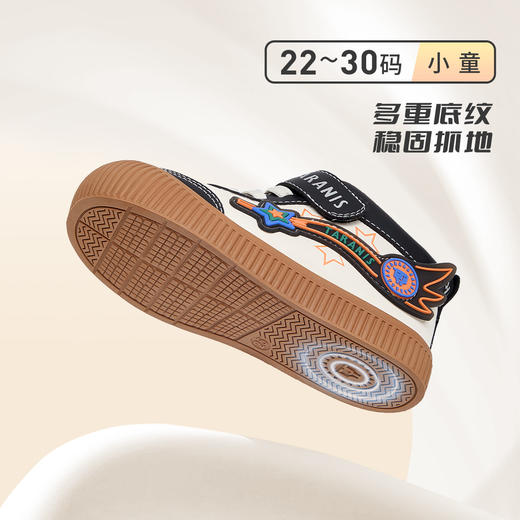 泰兰尼斯冬款男女童加绒幼儿园室内室外包头防踢休闲鞋T02X5D8350 商品图2