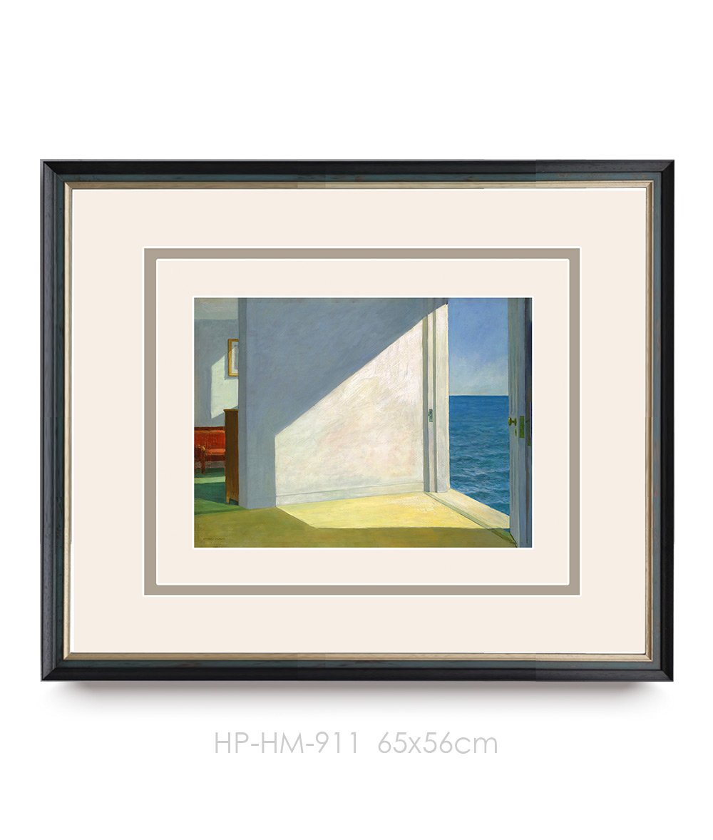 伽罗 JALO 爱德华霍普系列挂画-《海边的房间》-下单后2个工作日内发货