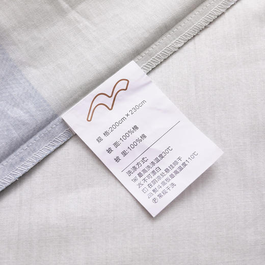 [水星家纺]四件套(被套:200cm×230cm×1 床单:230cm×250cm×1 枕套:48cm×74cm×2) 商品图2