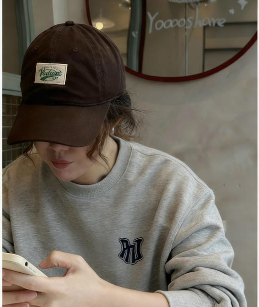 🎉79💰抢！！💪国内实体店超1000+❗️✅ 贝克汉姆夫妇、周杰伦 、比伯都爱的品牌，美国🇺🇸PNJ🍃【PNJ圆领加绒420克重磅卫衣情侣款】｜😎加绒加厚版⚠️ 商品图0