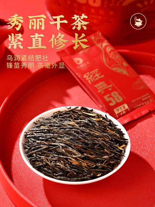 【爆款】凤牌滇红爆款经典58独立袋装248克62泡 商品图5