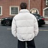 D111928冬季新款男女同款立领休闲百搭羽绒棉服 商品缩略图3