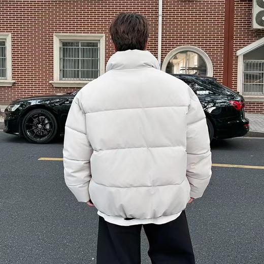 D111928冬季新款男女同款立领休闲百搭羽绒棉服 商品图3