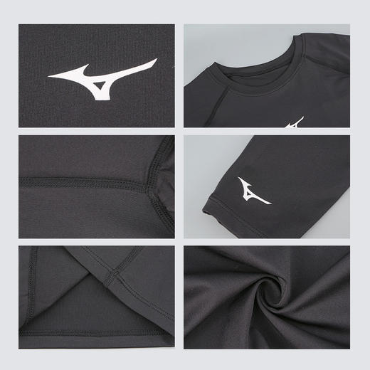 小李子正品Mizuno美津浓足球运动训练儿童款紧身长袖P2CC16Z109 商品图3