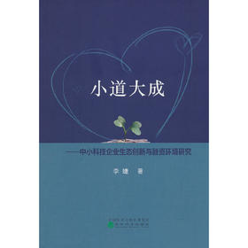 小道大成:中小科技企业生态创新与融资环境研究