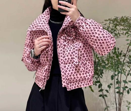 SZ6R18_盈盈色_羽绒服_冬季_大翻领短款宽松面包服_高级女装_BERNIEELEN 伯妮斯茵 商品图0