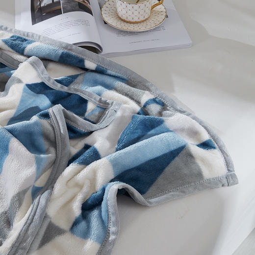 梦洁 克莱格双面暖暖绒毯 商品图3