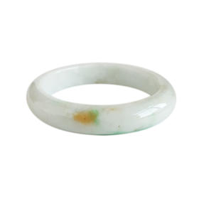 【天然正品】A货翡翠天然正桩细腻飘黄飘绿糯种56.5号翡翠手镯56.5号（皆取最大值）女士230325AH34 特价：1180元