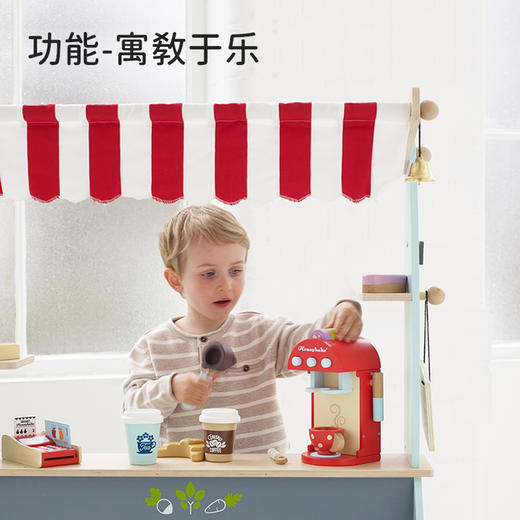 LE TOY VAN品牌"Popcorn Machine 角色扮演木制玩具-爆米花机器，果汁机，咖啡机，冰激凌机 商品图11