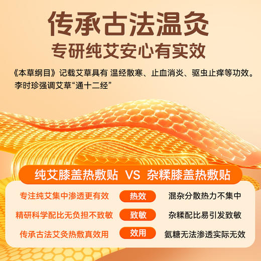 可孚膝盖热敷贴关节艾草暖膝发热加热蒸汽保暖神器专用护膝暖宝宝 商品图2