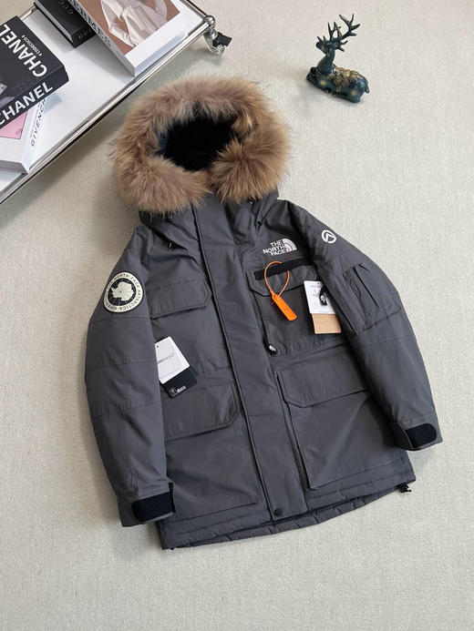 北缅 巅峰联名大鹅🦢系列Southern Cross Parka 光电子机能四口袋极地工装毛领羽绒服 商品图1