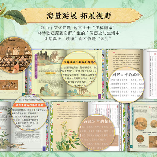 《唐诗宋词诗经·纪念套》全6册 商品图5