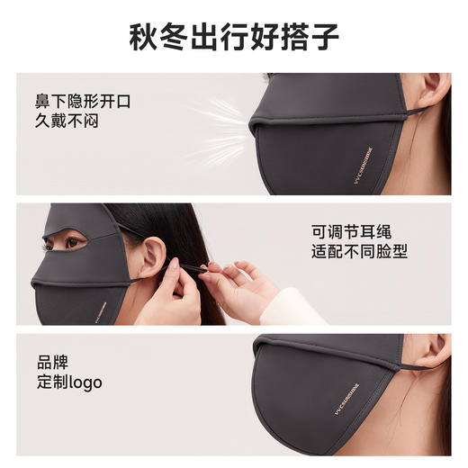 【文怡之选】VVC 御风·3D立体玻尿酸脸基尼 面罩 口罩 德绒内里 舒适透气 VTK5S513 商品图5