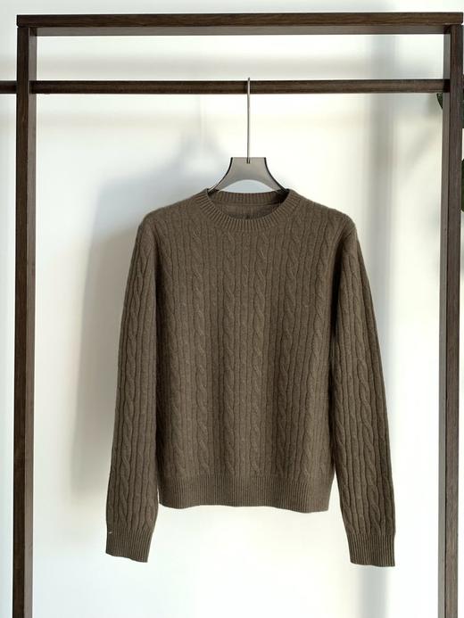 YS2051-简约立体麻花羊绒衫【Hera&Song】 商品图0