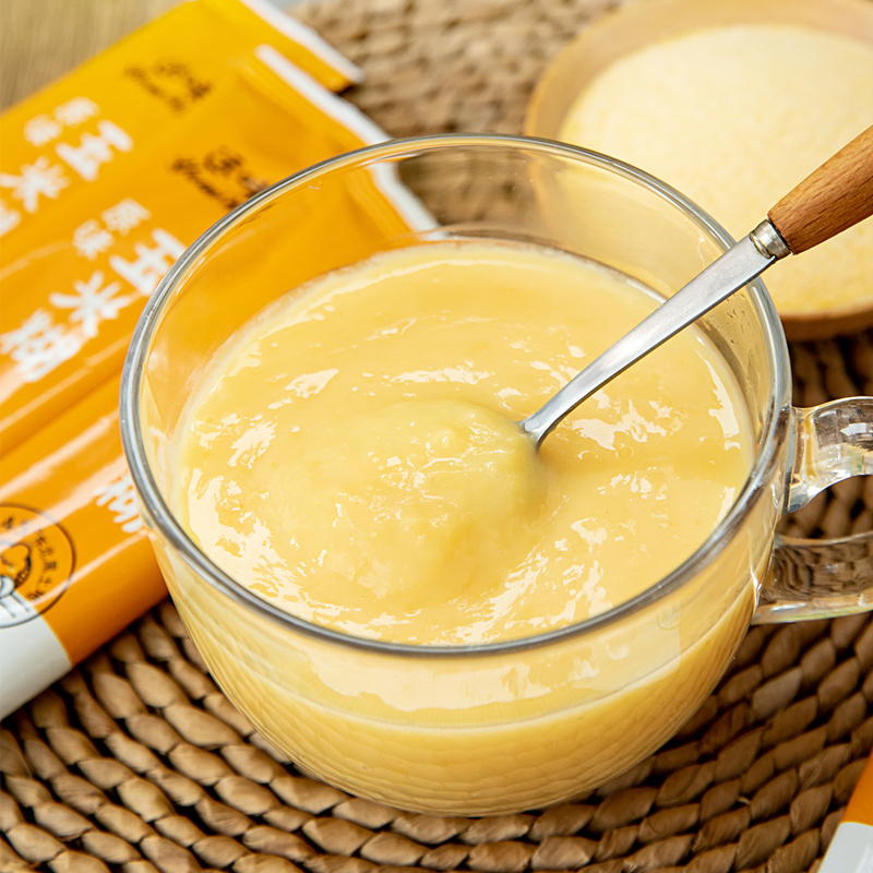 【11.21-11.30日 9.9元试吃】全家人的营养代餐 | 黑土地玉米粉/远味东北玉米糊 速食粥 原味无添加粗粮 暖饮早餐糊 360g(12条)