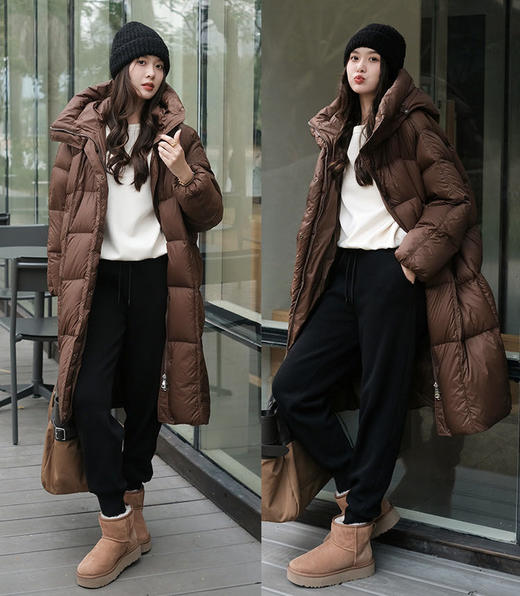 美洋同款大白鹅腹绒毛➕桑蚕丝➕绵羊毛保暖卫裤 商品图4