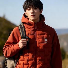 U.S.POLO ASSN都市格纹90白鸭绒轻羽绒 | 轻薄保暖又利落有型，穿上痞帅有格调，男女同款