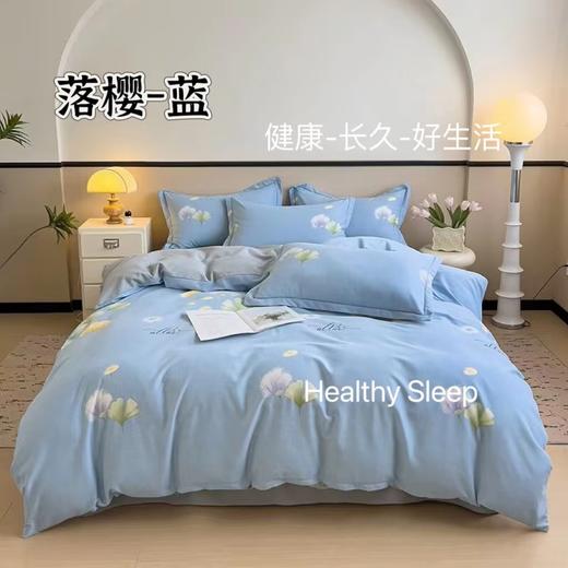 D111964秋冬暖意舒适新疆长绒棉花全棉生态磨毛四件套 商品图2