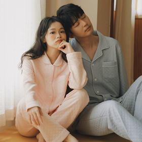 三层空气棉~断码特价！日系睡衣纯棉空气棉可外穿秋冬款棉服女款大码家居服