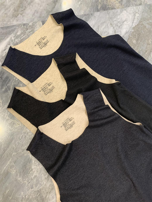 含绵羊毛+⁬桑蚕丝混纺男士亲肤蓄热保暖马甲背心 商品图11