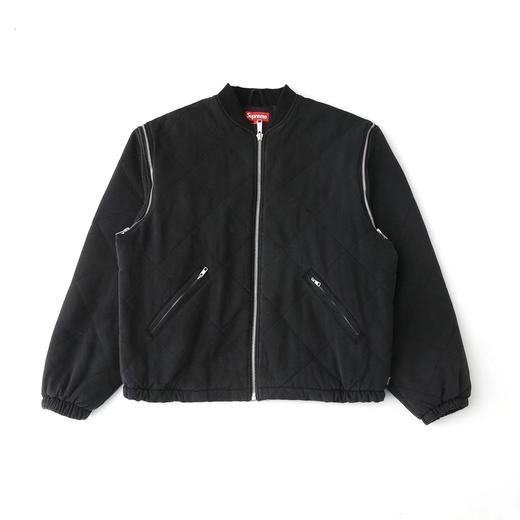 D111941可拆卸拉链袖子飞行夹克马甲二合棉服外套 商品图2