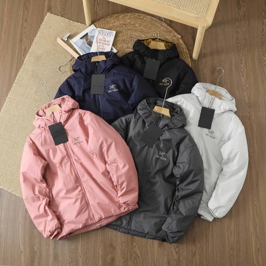 D111940户外耐磨轻量防水防风保暖男女情侣款连帽夹克棉服外套 商品图0